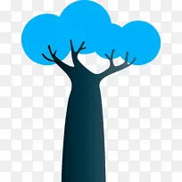 抽象树 卡通树 抽象艺术-空若网 抽象树 卡通树 抽象艺术-空若网