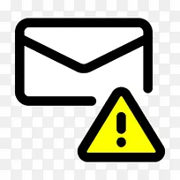 垃圾邮件图标 电子邮件图标 三角形-空若网 垃圾邮件图标 电子邮件图标 三角形-空若网