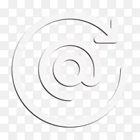 电子邮件图标 徽标 圆-空若网 电子邮件图标 徽标 圆-空若网