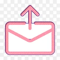 邮件图标 三角形 米-空若网 邮件图标 三角形 米-空若网