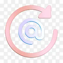 电子邮件图标 徽标 圆圈-空若网 电子邮件图标 徽标 圆圈-空若网