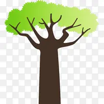 卡通树 抽象树 抽象艺术-空若网 卡通树 抽象树 抽象艺术-空若网