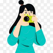 摄像师 水彩画 素描-空若网 摄像师 水彩画 素描-空若网