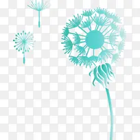 蒲公英 水彩画 素描-空若网 蒲公英 水彩画 素描-空若网