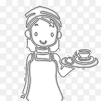 线条艺术 步行鞋 卡通-空若网 线条艺术 步行鞋 卡通-空若网