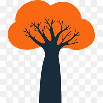 卡通树 抽象树 抽象艺术-空若网 卡通树 抽象树 抽象艺术-空若网