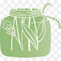 梅森罐 水彩画 素描-空若网 梅森罐 水彩画 素描-空若网