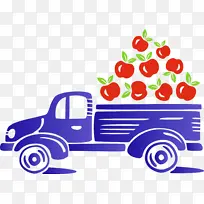苹果卡车 秋天 水果-空若网 苹果卡车 秋天 水果-空若网