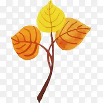 水彩画秋天 水彩画叶子 彩色叶子-空若网 水彩画秋天 水彩画叶子 彩色叶子-空若网