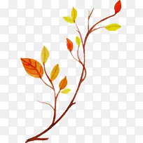 水彩画秋天 水彩画叶子 水彩画-空若网 水彩画秋天 水彩画叶子 水彩画-空若网