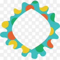 卡通相框 线条艺术 水彩画-空若网 卡通相框 线条艺术 水彩画-空若网