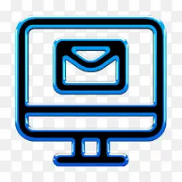 显示器图标 电子邮件图标 广告图标-空若网 显示器图标 电子邮件图标 广告图标-空若网