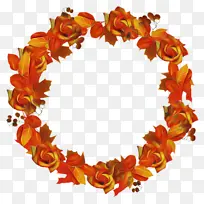 花环 花卉 水彩画-空若网 花环 花卉 水彩画-空若网