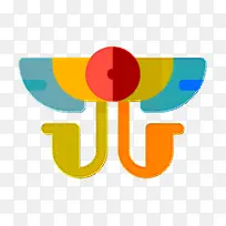 埃及图标 徽标 黄色-空若网 埃及图标 徽标 黄色-空若网