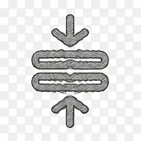 压缩图标 线条 米-空若网 压缩图标 线条 米-空若网