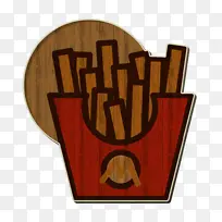 薯条图标 街头食品图标 食品和餐厅图标-空若网 薯条图标 街头食品图标 食品和餐厅图标-空若网