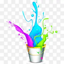 节日 色彩 水彩画-空若网 节日 色彩 水彩画-空若网