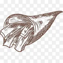 西班牙菜 线条艺术 水彩画-空若网 西班牙菜 线条艺术 水彩画-空若网