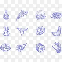 西班牙菜 水彩画 素描-空若网 西班牙菜 水彩画 素描-空若网