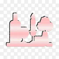 婚礼图标 宴会桌图标 线条-空若网 婚礼图标 宴会桌图标 线条-空若网