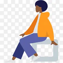 坐着 卡通 动画-空若网 坐着 卡通 动画-空若网