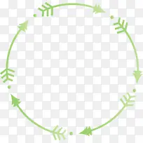 圆形箭头 可爱的手绘箭头 水彩画-空若网 圆形箭头 可爱的手绘箭头 水彩画-空若网