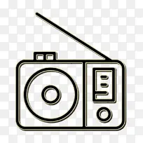 收音机图标 家用电器图标 收音机-空若网 收音机图标 家用电器图标 收音机-空若网