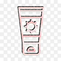 防晒霜图标 夏季图标 线条-空若网 防晒霜图标 夏季图标 线条-空若网