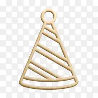 婴儿淋浴图标 派对帽图标 三角形-空若网 婴儿淋浴图标 派对帽图标 三角形-空若网