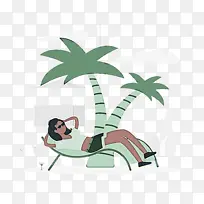 卡通 素描 棕榈树-空若网 卡通 素描 棕榈树-空若网