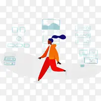 时尚女士 时尚女孩 标志-空若网 时尚女士 时尚女孩 标志-空若网