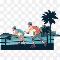 滚轴溜冰,溜冰鞋.河滑冰-空若网 滚轴溜冰,溜冰鞋.河滑冰-空若网