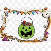万圣节快乐卡通线条娱乐快乐文字数学几何-空若网 万圣节快乐卡通线条娱乐快乐文字数学几何-空若网