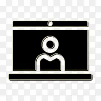 填充管理元素图标 视频会议图标 笔记本电脑图标-空若网 填充管理元素图标 视频会议图标 笔记本电脑图标-空若网