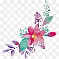 花 水彩画 颜料-空若网 花 水彩画 颜料-空若网