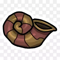 俱乐部企鹅海螺动画剪辑艺术-贝壳-空若网 俱乐部企鹅海螺动画剪辑艺术-贝壳-空若网