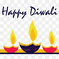 快乐排灯节黄色线条文字几何数学-空若网 快乐排灯节黄色线条文字几何数学-空若网