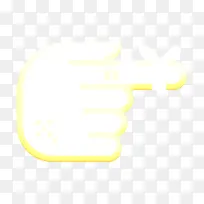 医疗断言图标 手指图标 黄色-空若网 医疗断言图标 手指图标 黄色-空若网