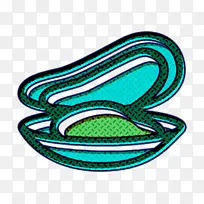 线性颜色食物集图标 食物图标 牡蛎图标-空若网 线性颜色食物集图标 食物图标 牡蛎图标-空若网