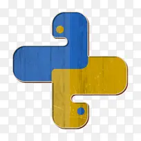 大数据图标 黄色 米-空若网 大数据图标 黄色 米-空若网