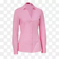 衬衫袖粉红色衬衫服装.棉-空若网 衬衫袖粉红色衬衫服装.棉-空若网