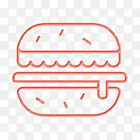汉堡图标 美食图标 食物图标-空若网 汉堡图标 美食图标 食物图标-空若网