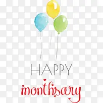 月日快乐 气球 仪表-空若网 月日快乐 气球 仪表-空若网