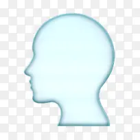 思考图标 数字营销图标 额头-空若网 思考图标 数字营销图标 额头-空若网