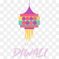 快乐排灯节 快乐迪帕瓦利 水彩画-空若网 快乐排灯节 快乐迪帕瓦利 水彩画-空若网