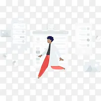 时尚女士 时尚女孩 水彩画-空若网 时尚女士 时尚女孩 水彩画-空若网