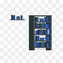 多媒体 矩形 书架-空若网 多媒体 矩形 书架-空若网