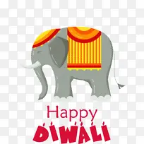 快乐排灯节 快乐迪帕瓦利 非洲象-空若网 快乐排灯节 快乐迪帕瓦利 非洲象-空若网