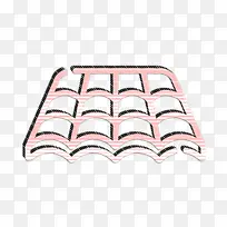 建筑图标 屋顶图标 线条-空若网 建筑图标 屋顶图标 线条-空若网