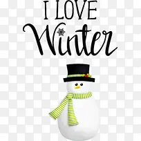 爱冬天 标志 雪人-空若网 爱冬天 标志 雪人-空若网